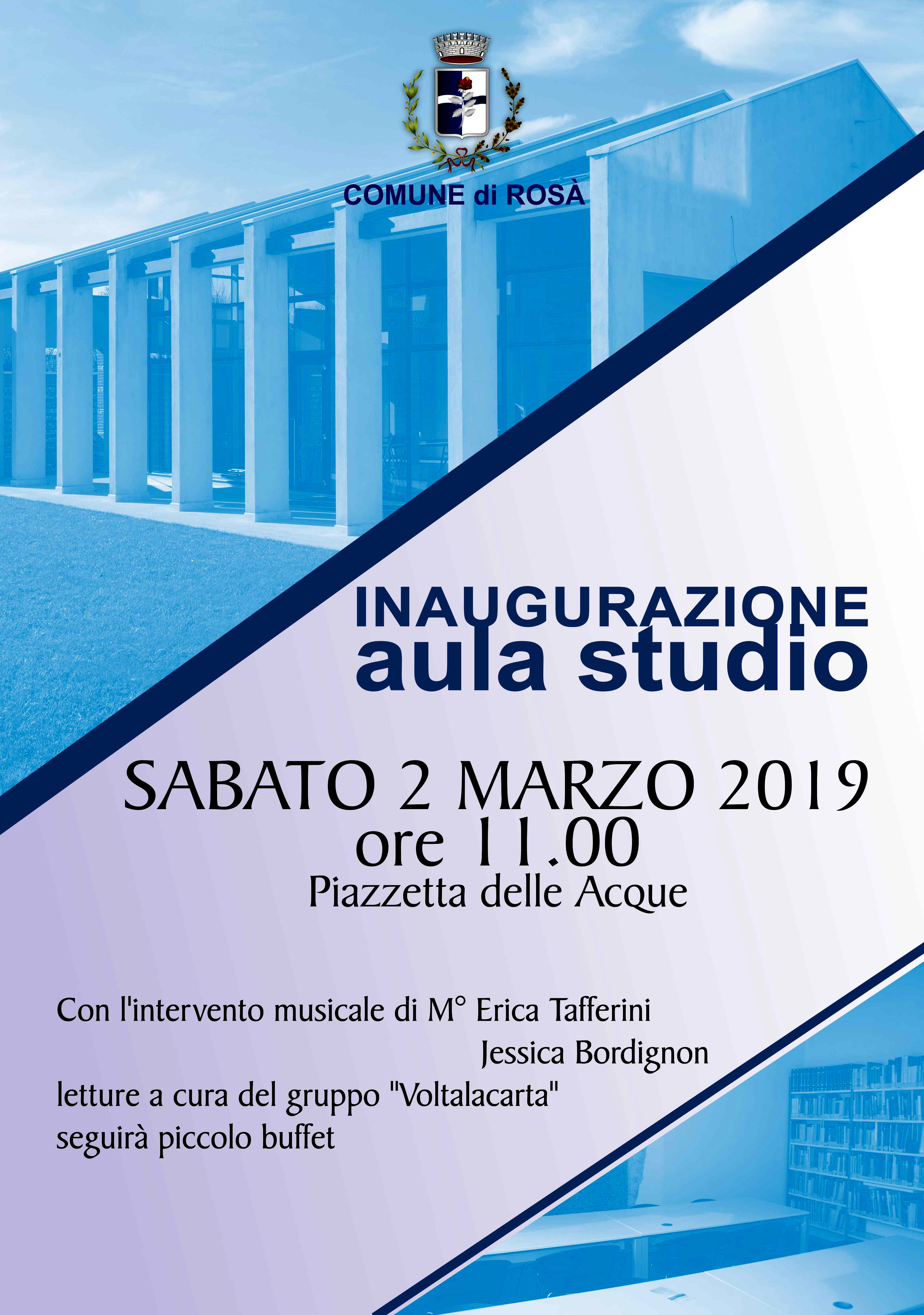 Inaugurazione Aula Studio