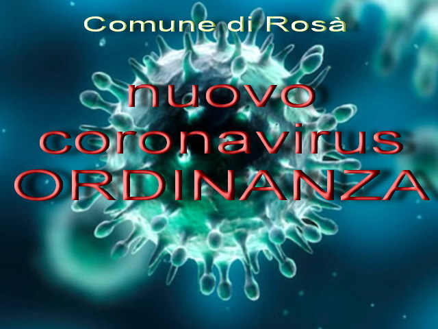 Nuovo coronavirus - Ordinanza del Sindaco - chiarimenti applicativi