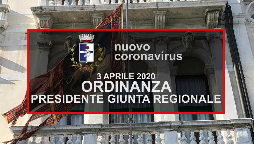 EMERGENZA CORONAVIRUS -L'Ordinanza regionale 