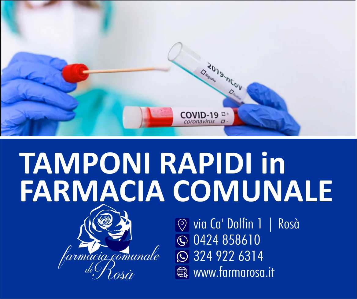 Tamponi rapidi in Farmacia comunale